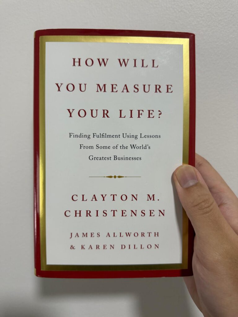 how will you measure your life